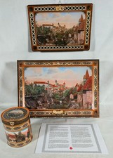 2011 SCHMIDT N RNBERGER LEBKUCHEN FESTIVE 3 PC SET TIN CHEST 16.5" x 12" X 7"