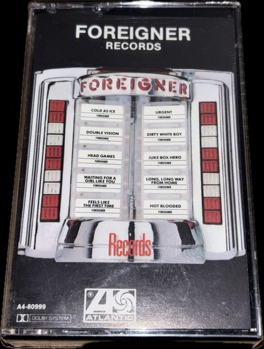 BRANDNEU FABRIKVERSIEGELT Vintage 1982 Ausländer Schallplatten Kassette Band