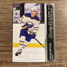 Jacob Bryson 2021-22 Upper Deck Young Guns RC #248 Series One Sabres