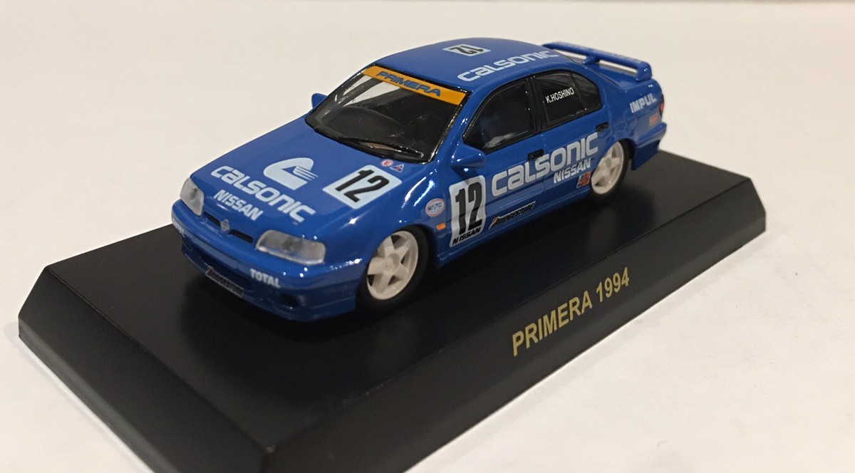 ●CALSONIC PRIMERA Kyosho 1/64 Kyosho Nissan Primera CALSONIC (1994) Impul #12 Diecast Car