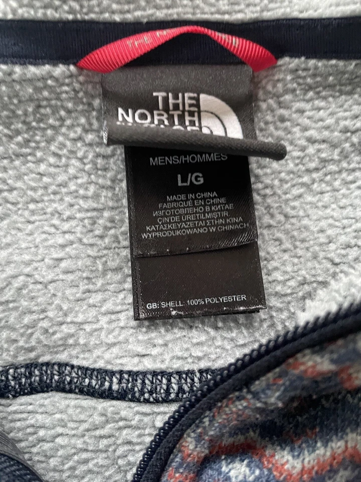 North Face Fair Isle polar cuarto cremallera - talla grande Foto 4 de 4