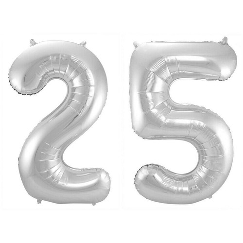 25TH SILVER WEDDING ANNIVERSARY PARTY DECORATIONS - PARTYWARE COMPLETE SELECTION - Picture 6 of 19
