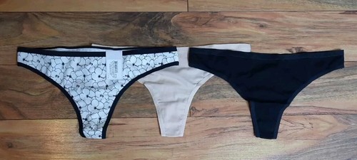 Lot Of 12 Auden Womens Cotton Thong Panties Underwear Size M 8-10 Multicolor - Picture 3 of 6