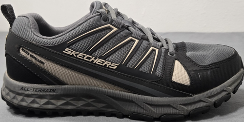 Skechers outdoor mens shoes 7.5 Gray all terrain water repellent aggressive sole