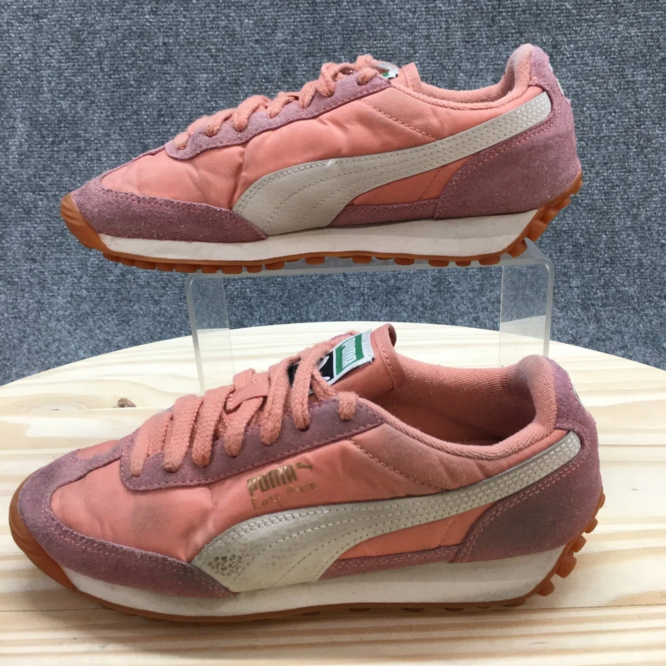 Puma Zapatos Juveniles 5 Zapatillas Easy Rider Rosa Con Cordones Parte Superior Baja Comodidad 399371-13 Foto 4 de 4