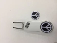 Pitchfix Hybrid 2.0 Switchblade Divot Tool with 2 Peace Markers