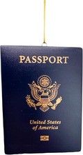 Passport Christmas Tree Travel The World Ornament