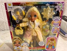 RAINBOW HIGH SUNNY MADISON WORLD  BLONDE 11" SHIMMER DOLL SUNFLOWER BEAR