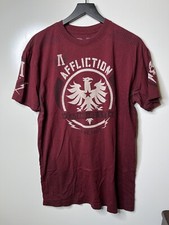 Red Affliction Short Sleeve Graphic T Shirt Size XL
