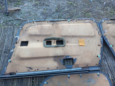 85-88 TOYOTA CRESSIDA OEM DOOR PANEL SET MX73 CLOTH LIGHT BLUE