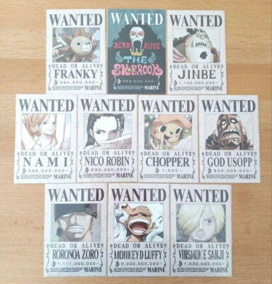 One Piece Ito-Yokado Fair Postcard Set - Complete 10 Cards