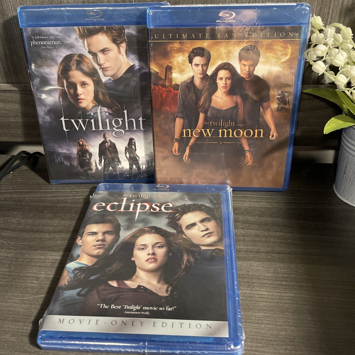 TWILIGHT Blu Ray LOT: Twilight And New Moon Eclipse NE SEALED