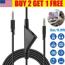 Replacement Audio Cable Cord Volume Control for Astro A10 A40 Gaming Headset 2M