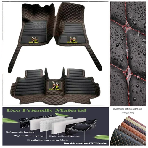 For Dodge Challenger RT Scat Pack Car Floor Mats Custom Auto Carpet Waterproof - Imagen 19 de 44