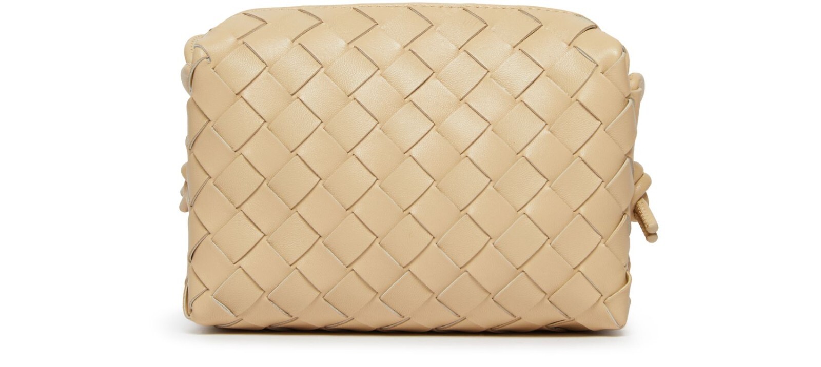 Bottega Veneta Mini Loop $2300 Porridge Beige Leather Crossbody Bag New image 3