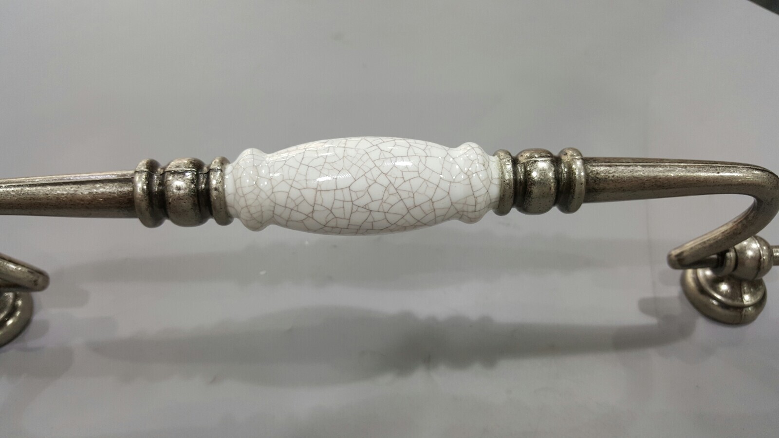 1 x VINTAGE CERAMIC MARBLE WHITE KITCHEN DRAWER CUPBOARD DOOR HANDLES eBay