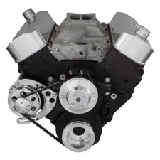 Chevy Big Block V-Belt System - Alternator Only Long Water Pump BBC 396 427 454