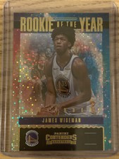 2020-21 Contenders JAMES WISEMAN Rookie of the Year #3 GOLDEN STATE WARRIORS