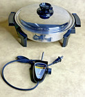Kitchen Craft Americraft Liquid Core Electric Skillet 11" w/ Lid *New*