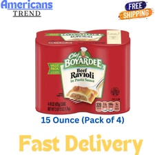 Chef Boyardee Beef Ravioli, 15 oz, 4 Pack ...