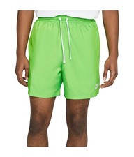 Nike Vintage NWT Rare Sportswear Club Woven Track Shorts Nylon Lime Green Large