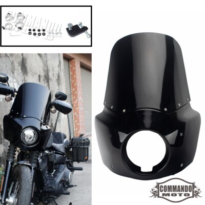 For Harley Dyna FXD Street Bob FXDB Low Rider 06-17 Front Fairing  Windshield Kit