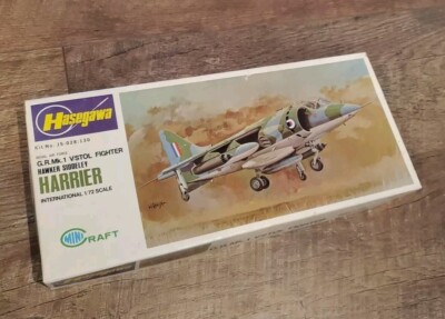 Hasegawa Hawker Siddeley Harrier New Sealed Model Airplane Kit