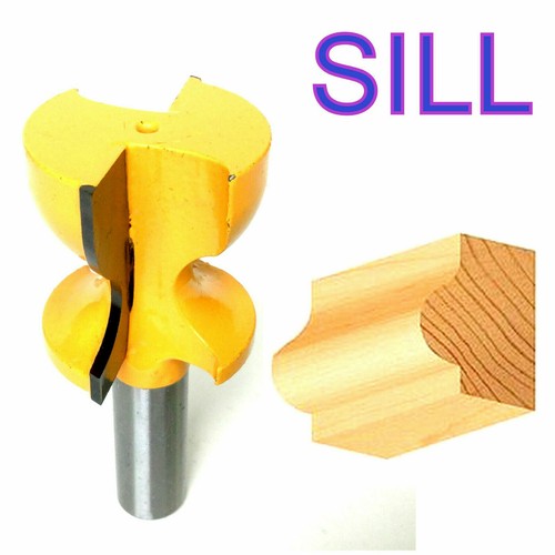 1 pc 1/2" SH Window Sill, Stool Molding & Door Pull Edge Router Bit S - Picture 5 of 12