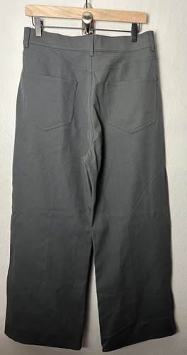 NWT MM LAFLEUR Milo Jeans 1.0 Easy Wide Leg Gray Size 10 - Picture 3 of 5