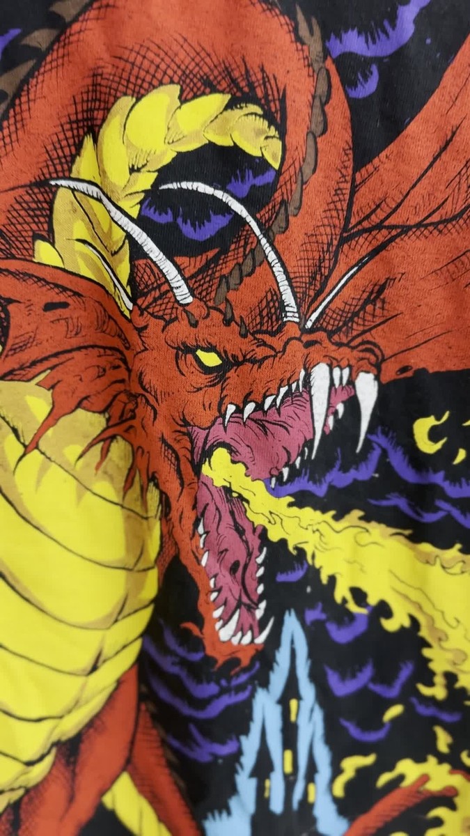 Liquid Blue T Shirt Dragon Fire All Over Print travis scott | eBay