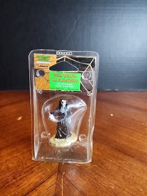 Lemax Spooky Town Collection The Grim Reaper Figure  #22598 Retired Halloween