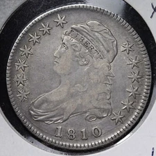 1810 Capped Bust Silver Half Dollar CHOICE XF E289 WNQZ