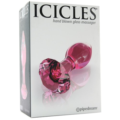 Icicles No. 19 - Clear / Pink main image 1