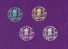 IT'S A GIRL circle die cuts scrapbook cards