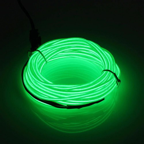 Neon LED Light Glow EL Wire String Strip Rope Tube Decor Car Party + Controller - Picture 10 of 32