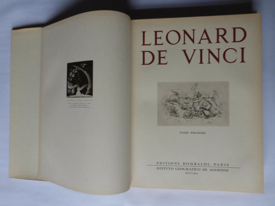 LEONARD DE VINCI - Deux volumes - Editions Rombaldi 1958 - - Photo 2/4
