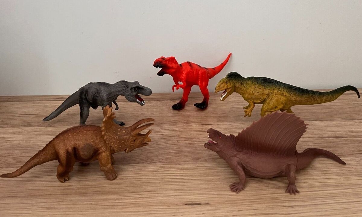 ibasenice Fronde Dinosaure Doigt Jouets 20 Pièces Mini Figurines