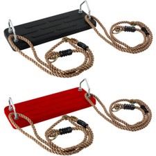 Gumowe siedzisko huśtawki z aluminiową wieżą zabaw deska huśtawka wytrzymała z liną