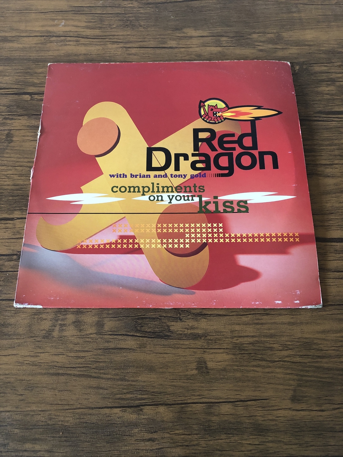 RED DRAGON Compliments On Your Kiss 12 INCH VINYL UK Mango 1994 VG/VG