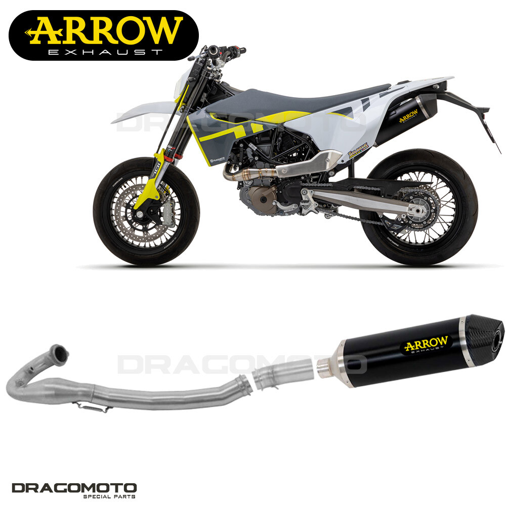 Full exhaust HUSQVARNA 701 ENDURO / SUPERMOTO 2023 2024 ARROW PB