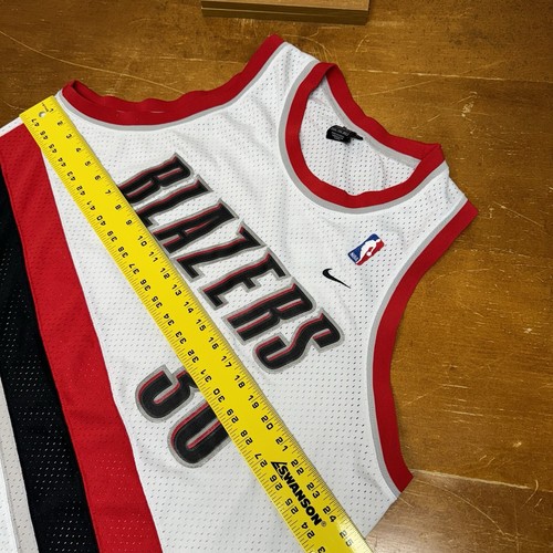 Portland Trail Blazers Jersey Mens 2XL White RASHEED WALLACE NBA Nike - Picture 9 of 15