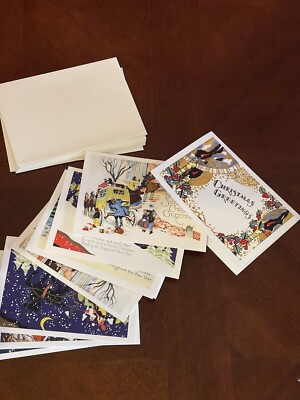 Season's Greetings - Boxed 12 Christmas Cards 6 Designs