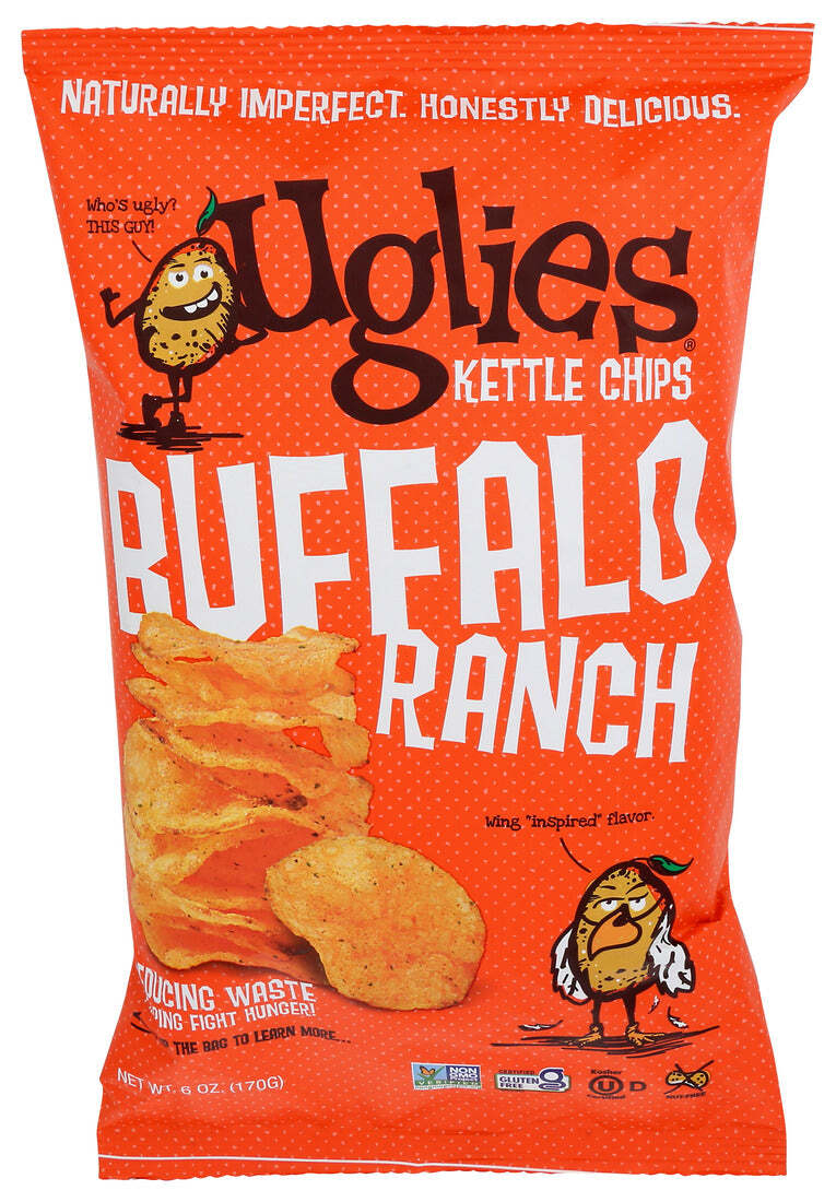 Картофельные чипсы Uglies Buffalo Ranch 6 унций