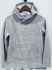 Ugg Australia Pink Pullover Sweatshirt Hoodie Raw Hem Hand Warmer Womens Small