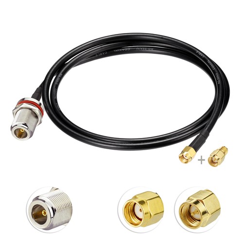 N Buchse auf RP SMA Stecker Low Loss RG58 Kabel SMA Adapter für WiFi 4G LTE Antenne - Bild 8 von 10
