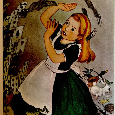 Alice in Wonderland Random House 1955 Hardcover In Original dust