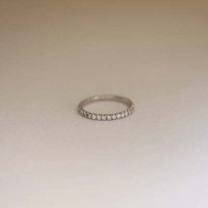 Diamond Open Circle Engagement Ring Simple Diamond Gold Promise Proposal Ring Ebay