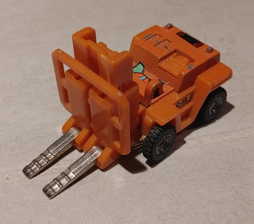 Gobots Spoons Vintage 1984 Transforming Robot Go Bots Forklift - Working