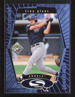 1999 Ud Choice StarQuest Blue #SQ5 Troy Glaus Anaheim Angels