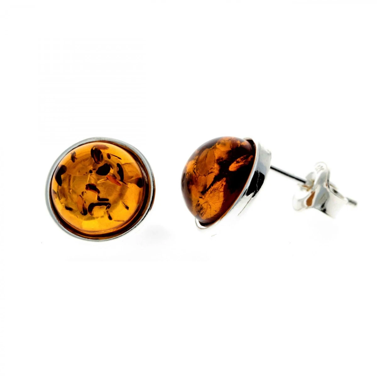 Orecchini in argento dorato con ambra, turchese e perla - Compro oro e